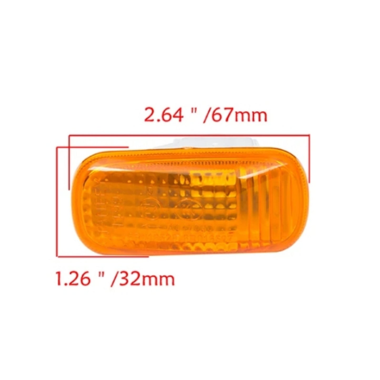 CrazyTheGod ACCORD 2003-2007 OE Side Marker Light Lamp Amber for HONDA