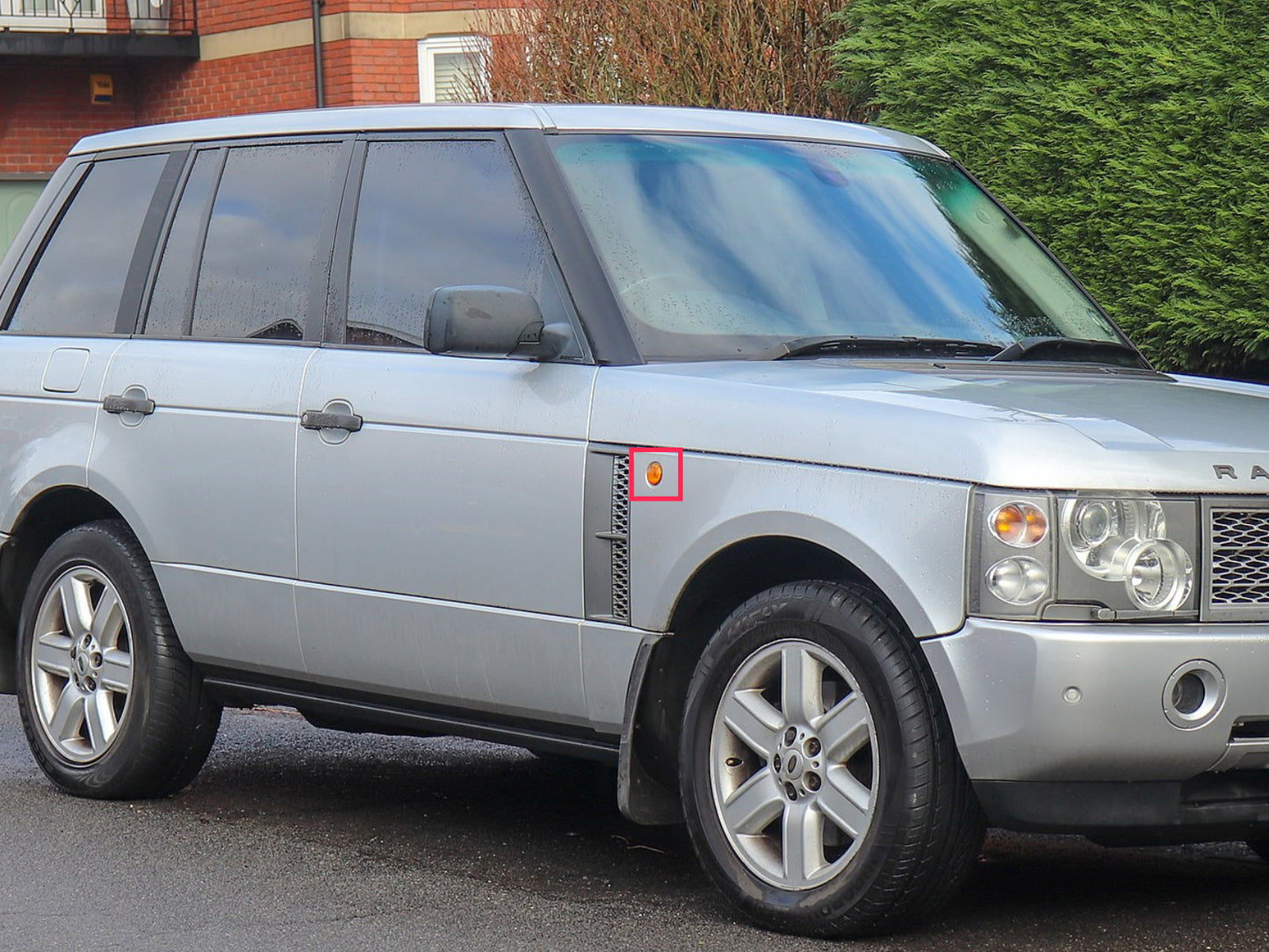 ไฟเครื่องหมายด้านข้างแบบใส 5D ของ CrazyTheGod Range Rover L322 รุ่นที่ 3 สำหรับรถ SUV ปี 2001-2012 สีควันสำหรับ LAND ROVER
