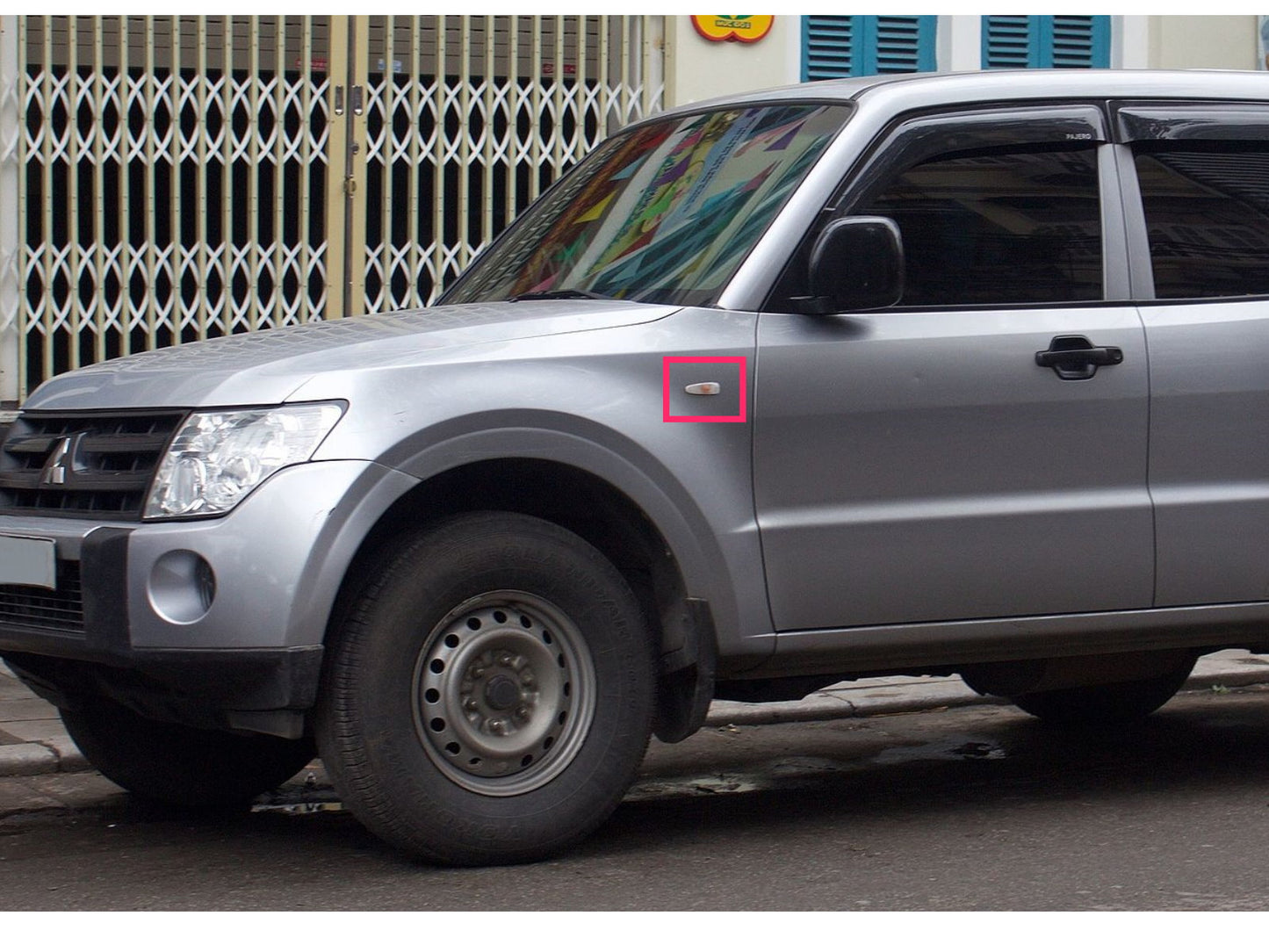 ไฟ LED ด้านข้างรถ SUV 3D/5D รุ่น CrazyTheGod Pajero V80 รุ่นที่สี่ ปี 2006-2019 สำหรับ Mitsubishi