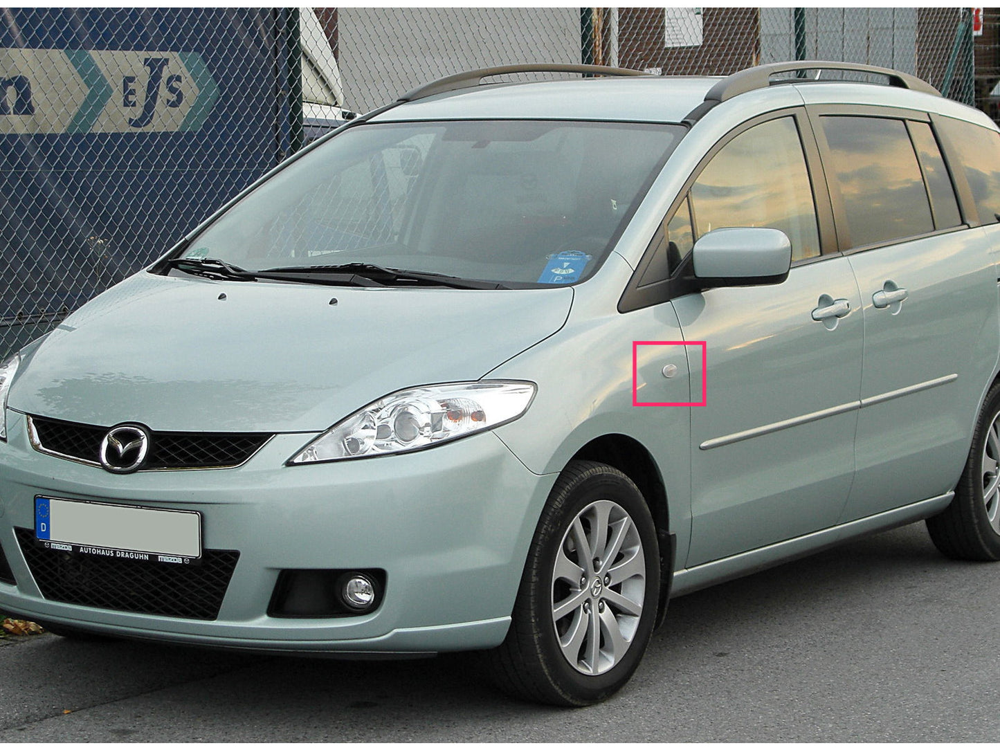 CrazyTheGod MAZDA5 CREW/CR3W รุ่นที่ 2 ปี 2006-2010 Minivan 5D ไฟ LED ด้านข้างแบบคู่ สีควัน สำหรับ MAZDA