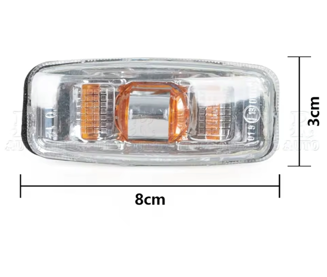 CrazyTheGod Teana 2004-2007 Sedan 4D OE Side Marker Light Lamp Chrome for NISSAN
