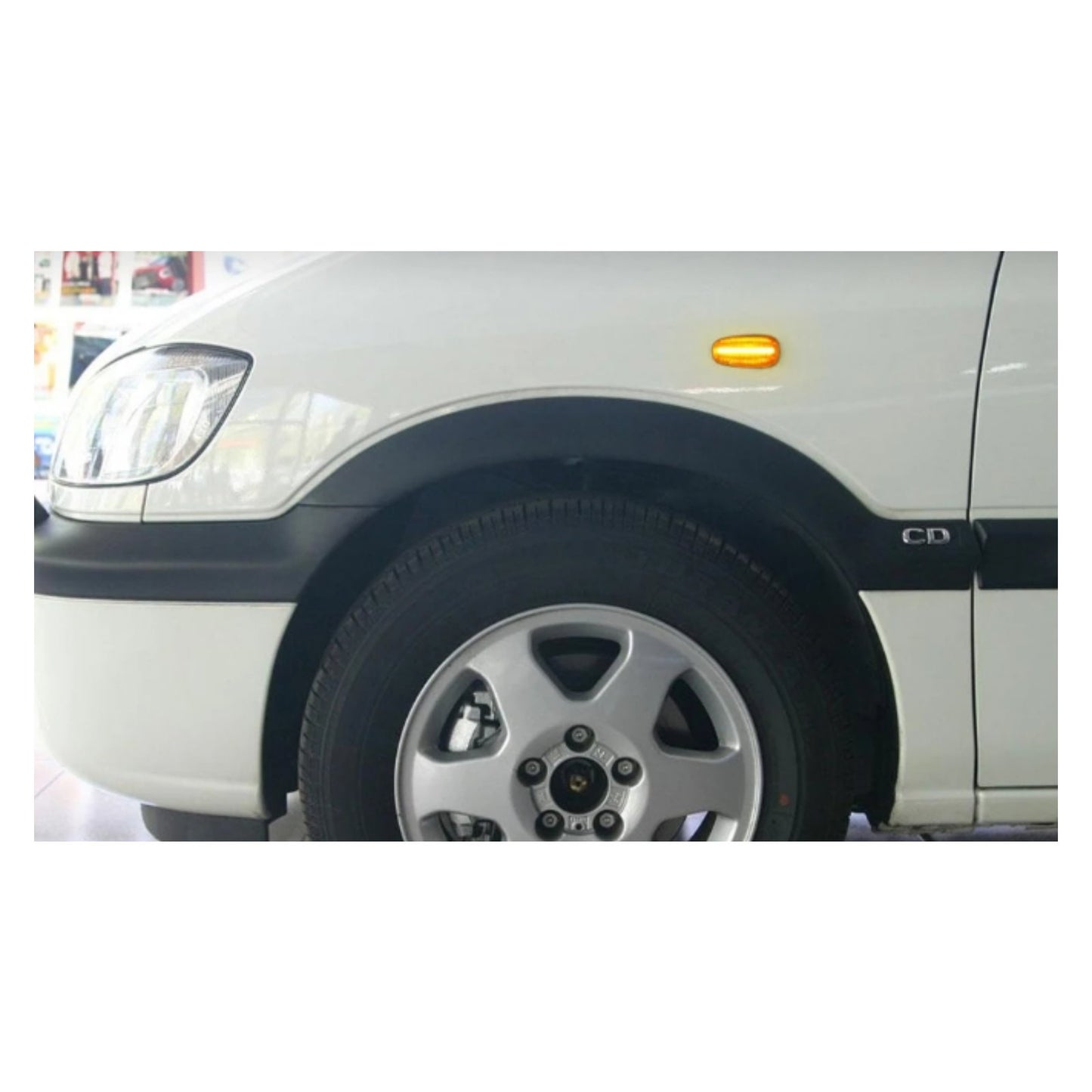 CrazyTheGod ZAFIRA 1998-2005 LED Dynamic Turn signal Side Marker Light Lamp Black for OPEL