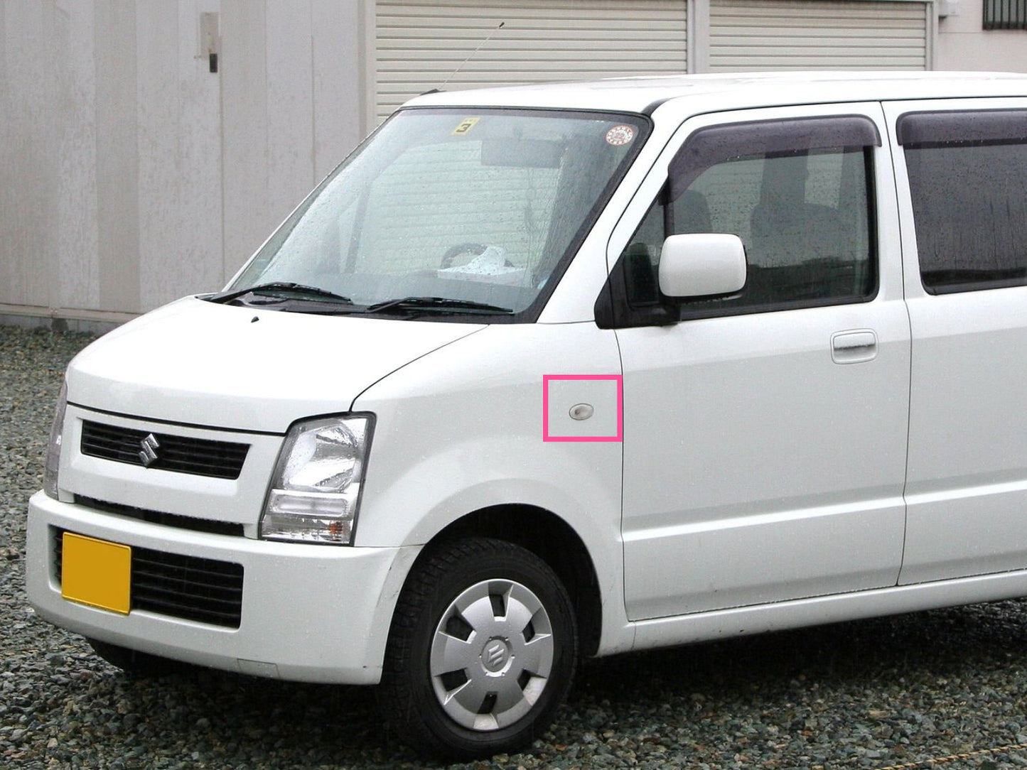 CrazyTheGod Wagon R Solio Second generation 2002-2009 Wagon 5D Dual LED Side Marker Light Lamp Chrome for SUZUKI