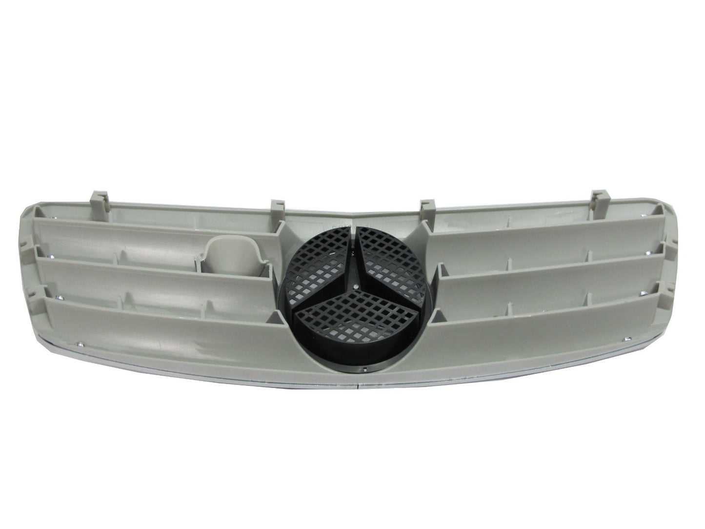 CrazyTheGod W203 2000-2007 4D/5D Sedan/Wagon GRILLE/GRILL 4FIN CHROME/SILVER for Mercedes-Benz V2 Exc C55