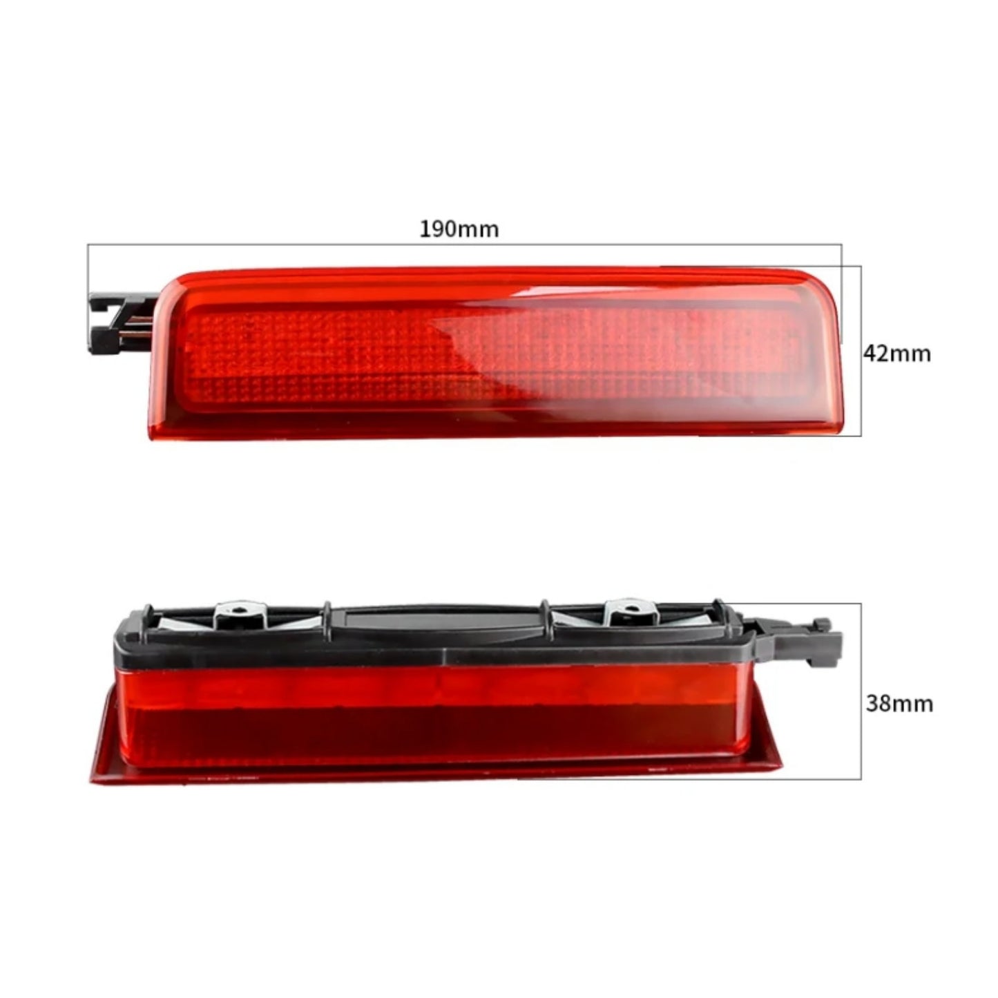 CrazyTheGod Caddy 2002-2008 LED Rear Tail Third Brake Light Red for VW Volkswagen
