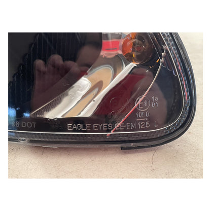 CrazyTheGod 3-Series E46 Fourth generation 1999-2001 Coupe/Convertible 2D Clear Corner Light Black for BMW