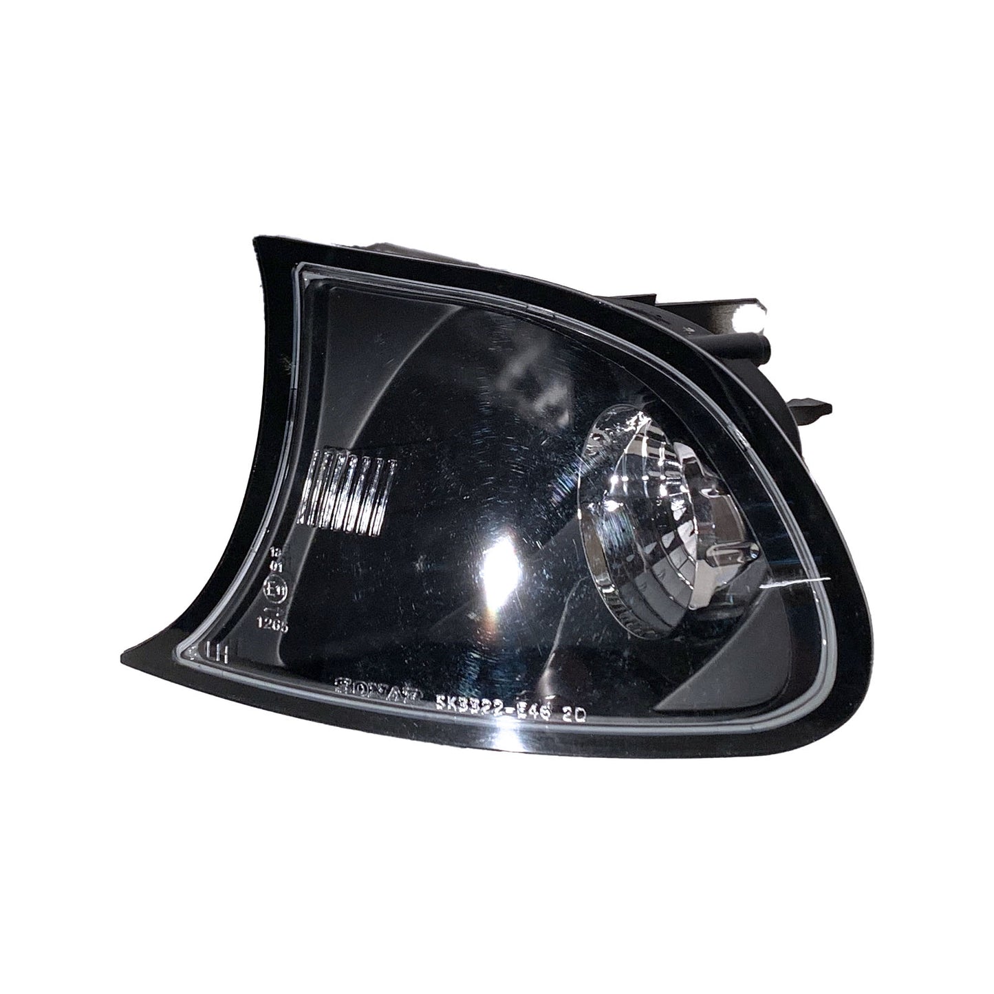 CrazyTheGod 3-Series E46 รุ่นที่สี่ 1999-2001 Coupe/Convertible 2D Clear Corner Light สีดำสำหรับ BMW