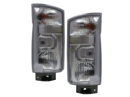 CrazyTheGod ELF 100P N-SERIES NJR85 Sixth generation 2007-present Truck Clear Corner Light Chrome for ISUZU
