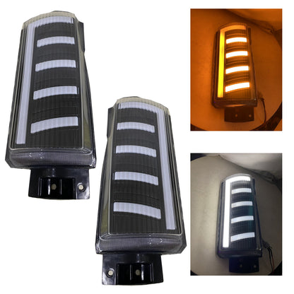 CrazyTheGod ELF 100P N-SERIES NJR85 Sixth generation 2007-Present Truck LED V2 Corner Light Black for ISUZU