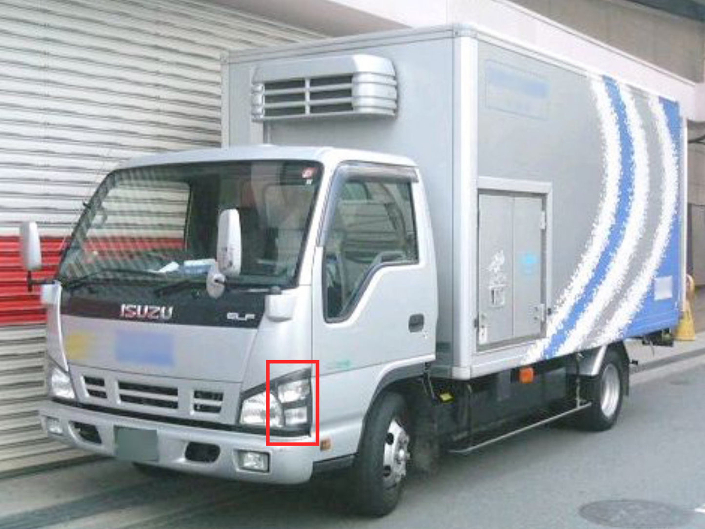 CrazyTheGod ELF 600P N-SERIES NPR NKR NHR 2004-Present Truck 2D Clear Corner Light Black for ISUZU