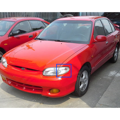 CrazyTheGod Qianlima 2003-2006 Sedan/Hatchback 4D/5D ไฟมุมใสโครเมียมสำหรับ KIA