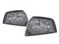 CrazyTheGod Colt 1995-2002 Hatchback/Coupe 2D/3D Clear Corner Light Chrome for Mitsubishi