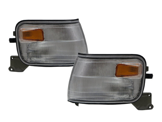 CrazyTheGod Delica L300 1999-present VAN/Pickup 2D/4D Clear Corner Light Chrome for Mitsubishi