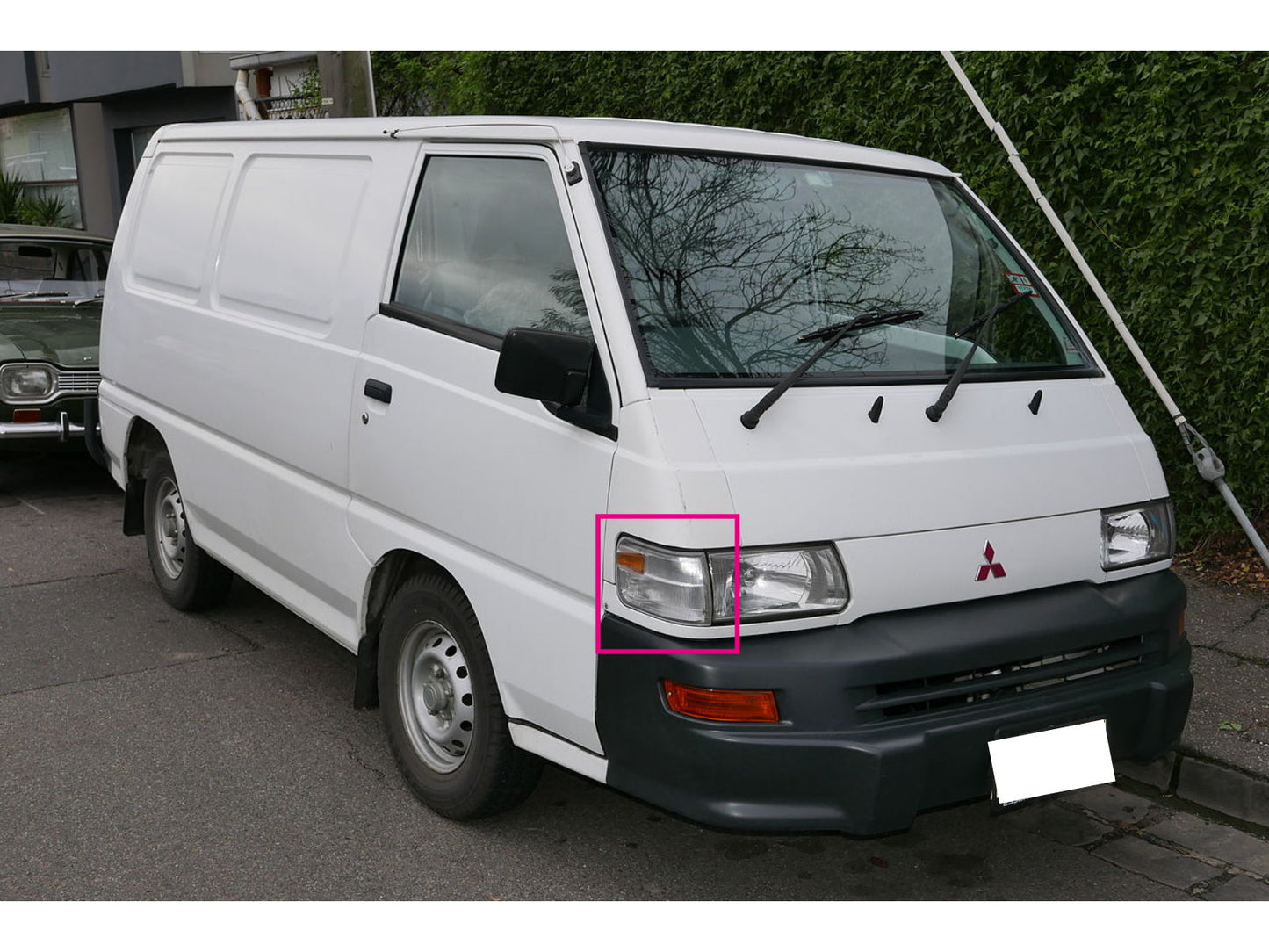 CrazyTheGod Express SF/SG/SH/SJ 1999-present VAN 4D Clear Corner Light Chrome for Mitsubishi