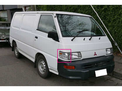 CrazyTheGod Express SF/SG/SH/SJ 1999-present VAN 4D Clear Corner Light Chrome for Mitsubishi