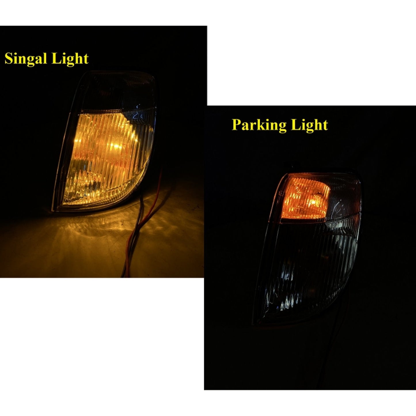 CrazyTheGod Navara D22 1997-2000 Pickup Truck/Ute/Bakkie OE Corner Light Chrome for NISSAN