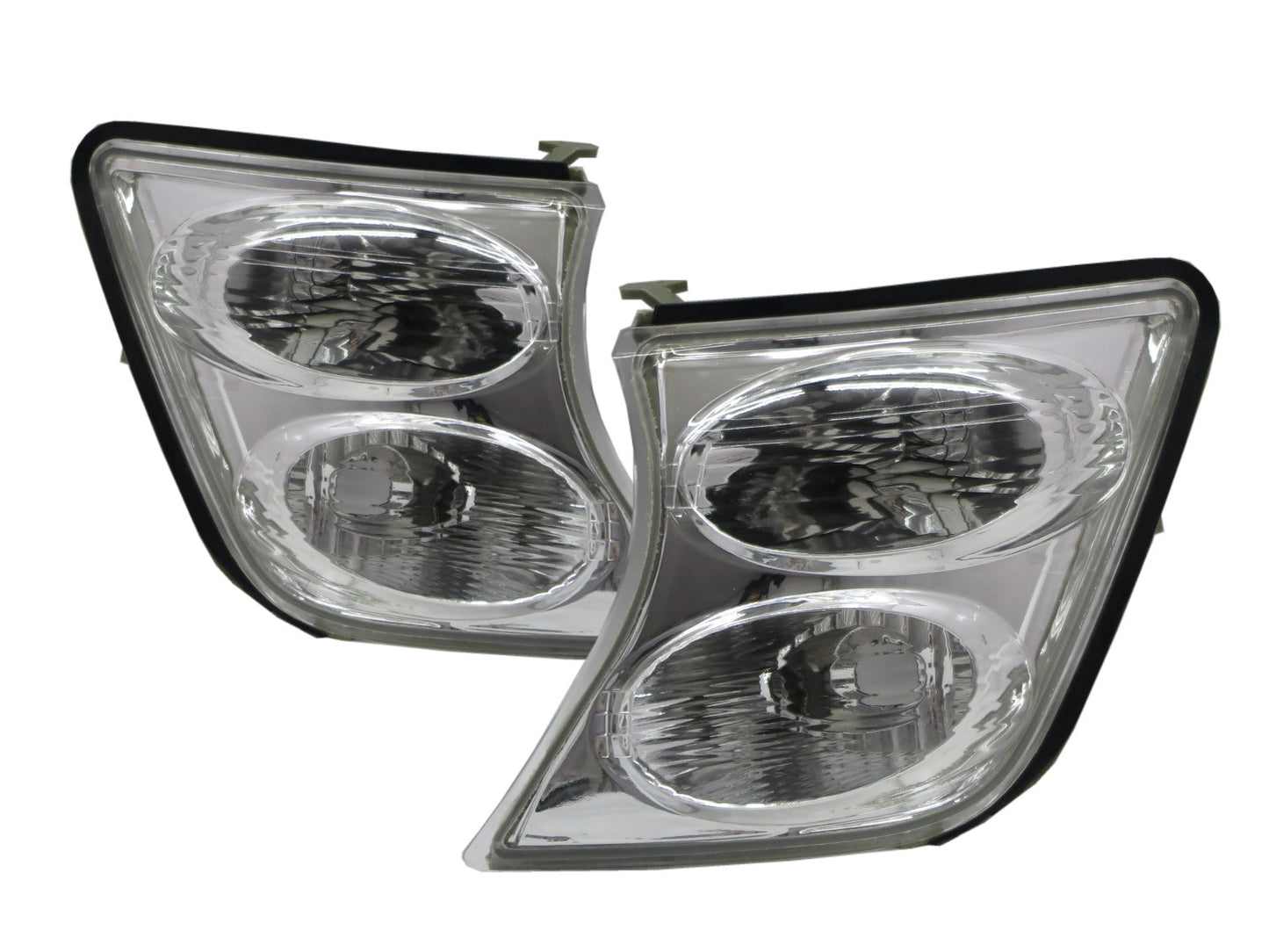 CrazyTheGod Patrol GU3 Y61 Fifth generation 2001-2007 Wagon/SUV 5D Clear Corner Light Chrome for NISSAN