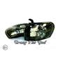 CrazyTheGod IMPREZA GC GF GM First generation 1993-2001 Sedan/Hatchback 4D/5D Clear Corner Light Black for SUBARU