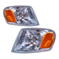 CrazyTheGod Corolla E110 Eighth generation 2001-2002 Facelift Sedan 4D Clear Corner Light Chrome US for TOYOTA