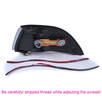 CrazyTheGod Corolla E90 Sixth generation 1988-1992 Sedan/Wagon 4D/5D Clear Corner Light Black for TOYOTA