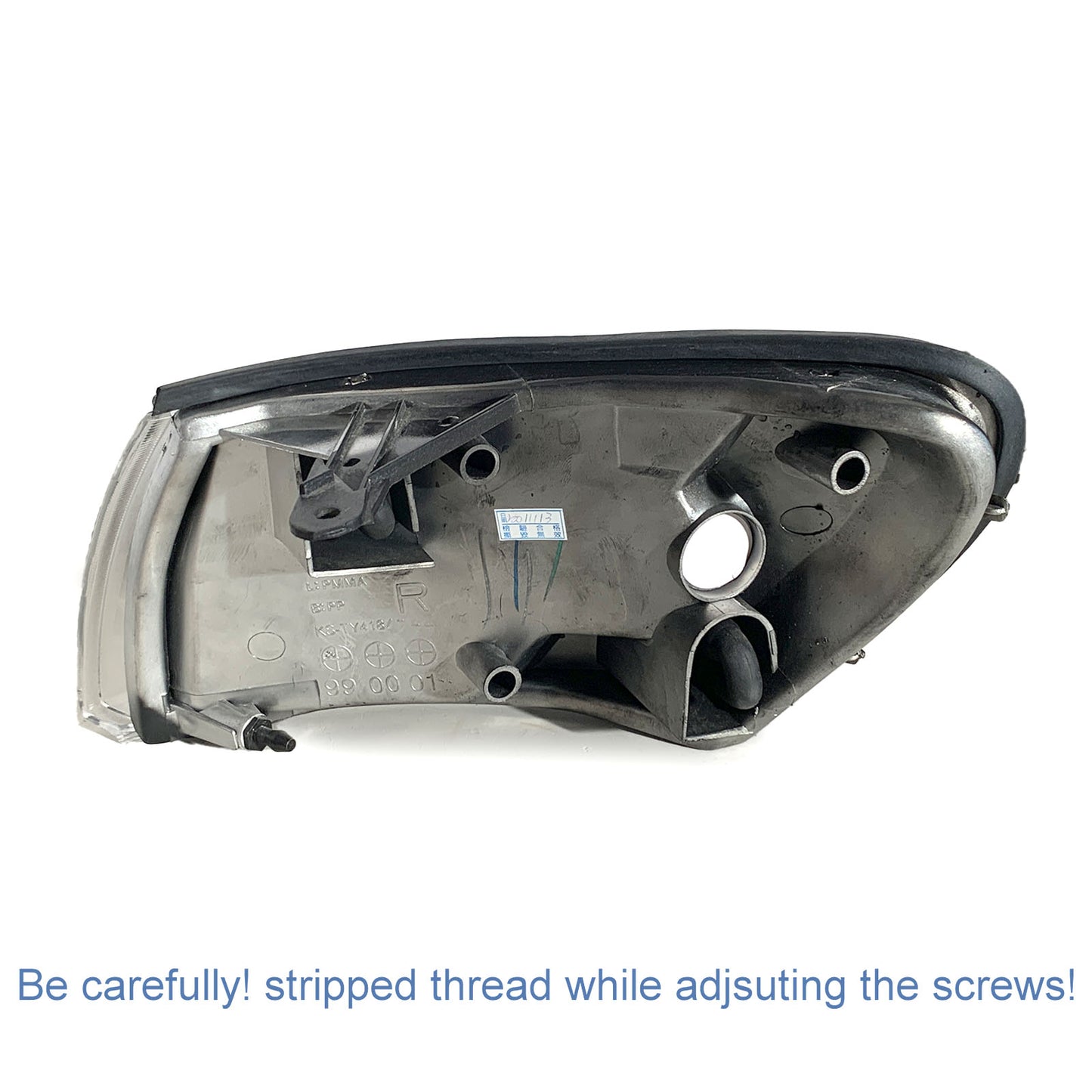 CrazyTheGod Corolla E100 Seventh generation 1993-1997 Sedan/Wagon 4D/5D Clear V2 Corner Light Chrome US for TOYOTA