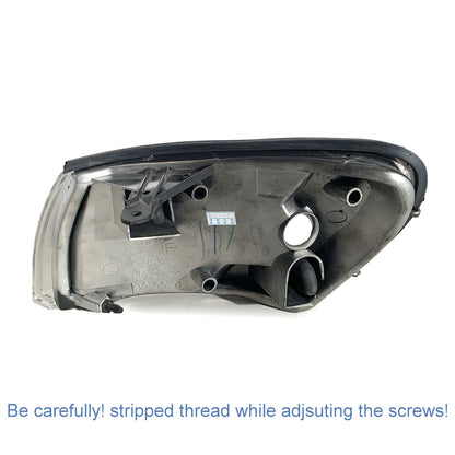 CrazyTheGod Corolla E100 Seventh generation 1993-1997 Sedan/Wagon 4D/5D Clear V2 Corner Light Chrome US for TOYOTA