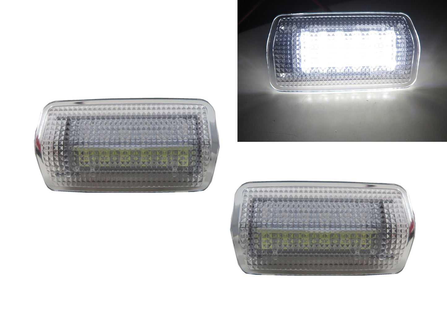 CrazyTheGod LX LX570 J200 Third generation 2007-Present SUV 4D LED Courtesy Side Door Light White for LEXUS