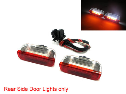 CrazyTheGod Golf 5 2003-2009 Hatchback/Wagon 3D/5D LED Courtesy Side Door Light Red/White V2 for VW Volkswagen