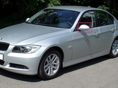 CrazyTheGod 3-Series E90/E91 Fifth generation 2004-2008 Pre-Facelift Sedan/Hatchback 4D/5D LED Mirror Cover Chrome for BMW