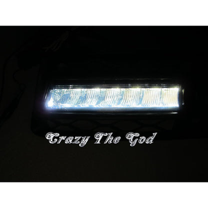 CrazyTheGod S4 Fourth generation 2005-2009 Sedan/Wagon 4D/5D LED DRL Daytime Running Light Lamp Black for AUDI