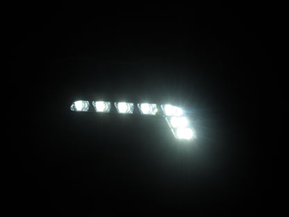 CrazyTheGod W212 2009-2012 ไฟ LED DRL Daytime Running ทดแทนชิ้นส่วนโครเมียมสำหรับ MERCEDES BENZ