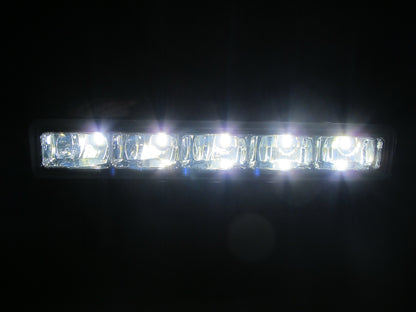 CrazyTheGod W463 1990-2013 ฝาครอบไฟหน้า LED DRL Daytime Running สีดำ#197 สำหรับ Mercedes-Benz