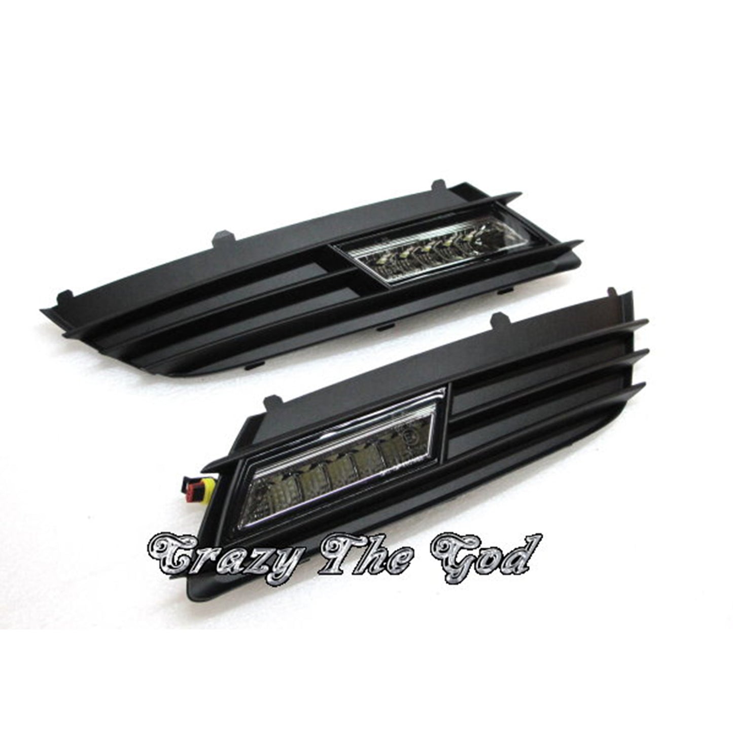 CrazyTheGod Astra Fifth generation 2004-2006 Pre-Facelift Hatchback 5D LED DRL Daytime Running Light Lamp Black for CHEVROLET CHEVY