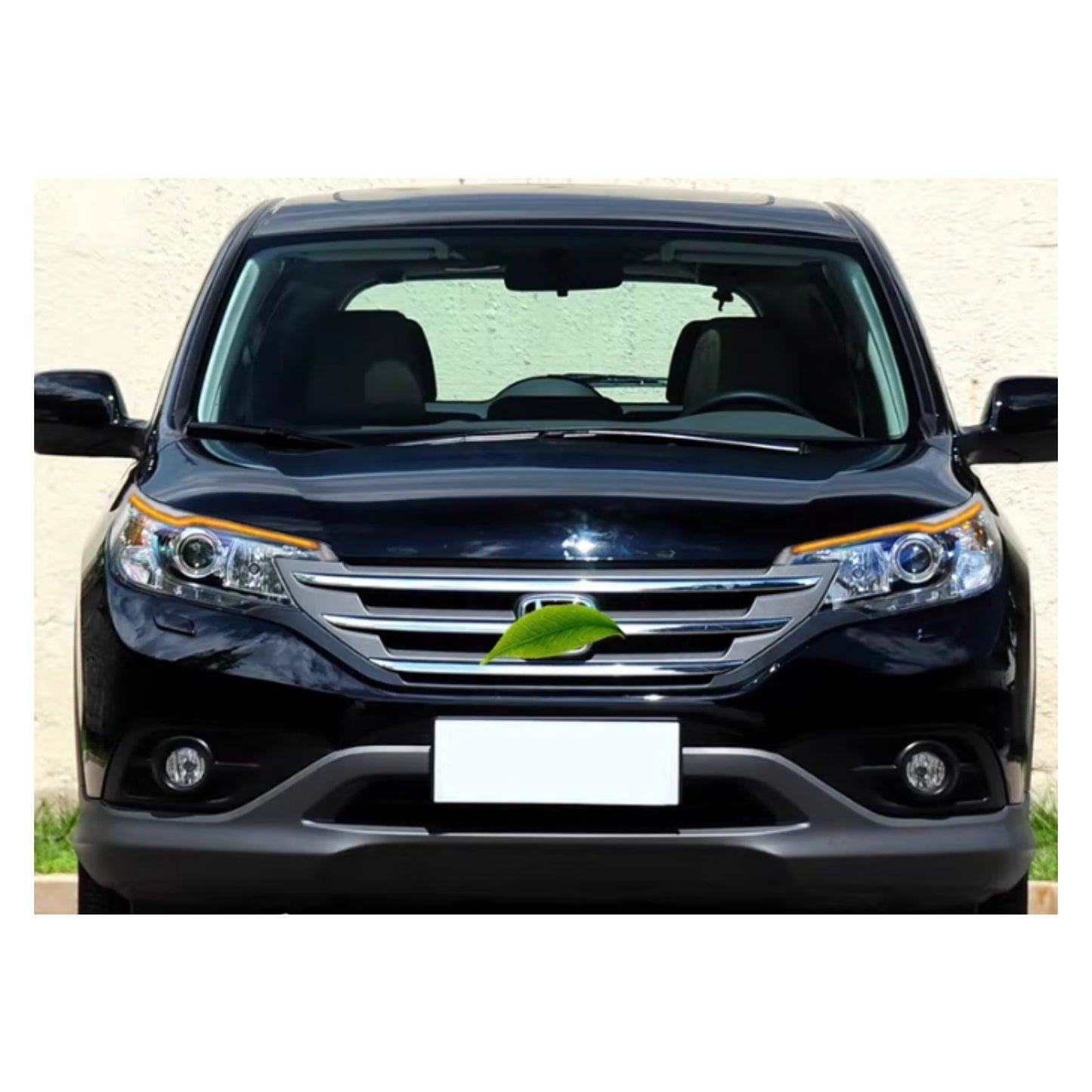 CrazyTheGod CRV 2012-2014 LED Dynamic Turn signal DRL Daytime Running Light Lamp Chrome for HONDA
