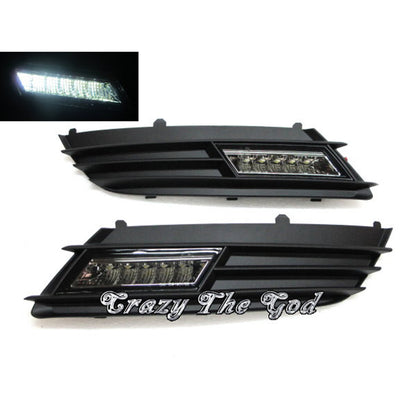 CrazyTheGod Astra AH Fifth generation 2004-2006 Pre-Facelift Hatchback 5D LED DRL Daytime Running Light Lamp Black for HOLDEN