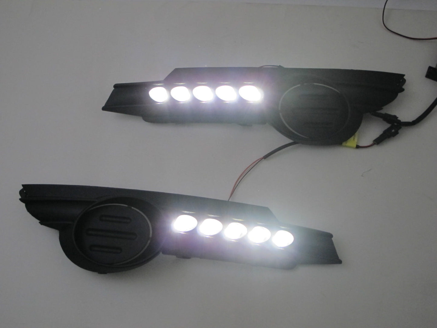 CrazyTheGod CORSA D 2006-2010 Pre-Facelift DRL Daytime Running LED Fog Light Cover for OPEL