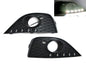 CrazyTheGod IBIZA MK4 6J 2008-2010 Pre-Facelift DRL Daytime Running LED Fog Light Cover for SEAT