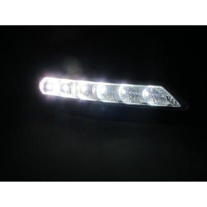 CrazyTheGod AURION XV40 2006-2009 Pre-Facelift Sedan 4D LED DRL Daytime Running Light Lamp Chrome for TOYOTA