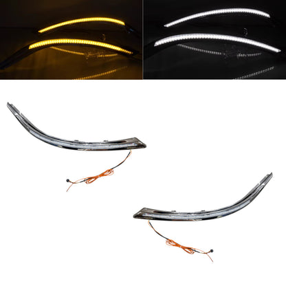 CrazyTheGod Corolla 2014-2018 DRL Dynamic Turn signal DRL Daytime Running Light Lamp Chrome for TOYOTA