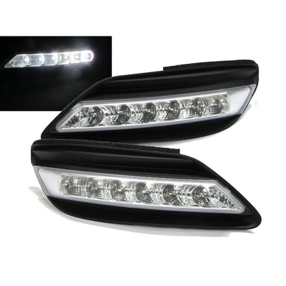 CrazyTheGod CAMRY XV40 2006-2009 Pre-Facelift Sedan 4D LED DRL Daytime Running Light Lamp Chrome for TOYOTA