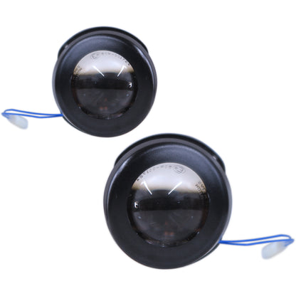 CrazyTheGod SLK-CLASS R171 SLK55 AMG 2004-2011 Coupe/Roadster 2D Projector Dual Beam Fog Light Lamp Black for Mercedes-Benz
