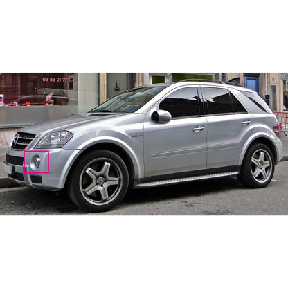 CrazyTheGod M-CLASS W164 ML63 AMG 2006-2009 SUV 5D Projector Dual Beam Fog Light Lamp Black for Mercedes-Benz