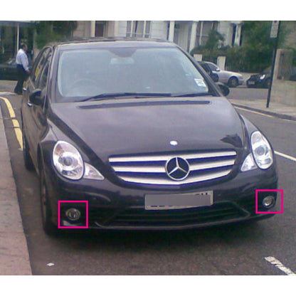 CrazyTheGod R-CLASS W251 R63 AMG 2005-2010 Wagon 5D Projector Dual Beam Fog Light Lamp Black for Mercedes-Benz