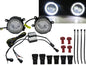 CrazyTheGod LOGAN 2012-present DRL LED GLASS Fog Light Lamp for DACIA