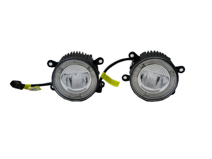 CrazyTheGod LOGAN 2012-present DRL LED GLASS Fog Light Lamp for DACIA