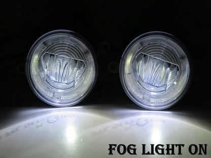 CrazyTheGod XK 2006-2010 DRL LED GLASS Fog Light Lamp for JAGUAR