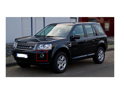 CrazyTheGod FREELANDER 2006-present DRL LED GLASS Fog Light Lamp for LAND ROVER