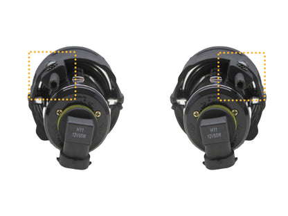 CrazyTheGod TIIDA C11 First generation 2005-2012 Sedan/Hatchback 4D/5D Projector Fog Light Lamp Black for NISSAN