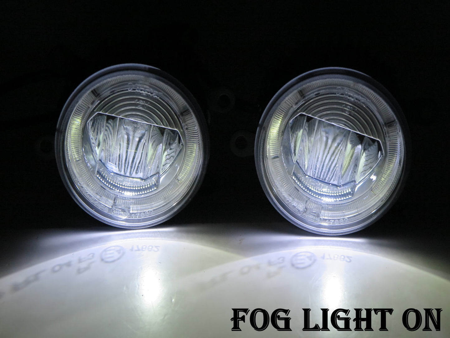 CrazyTheGod GRAND SCENIC 2004-2009 DRL LED GLASS Fog Light Lamp for RENAUL