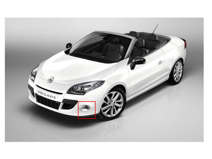 CrazyTheGod MEGANE II COUPE CABRIO 2003-2009 DRL LED GLASS Fog Light Lamp for RENAULT